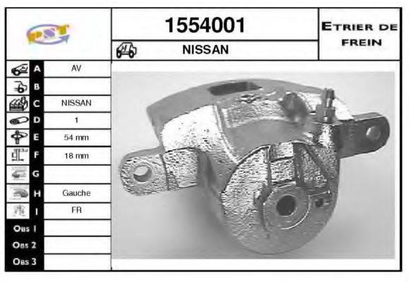 SNRA 1554001 Гальмівний супорт