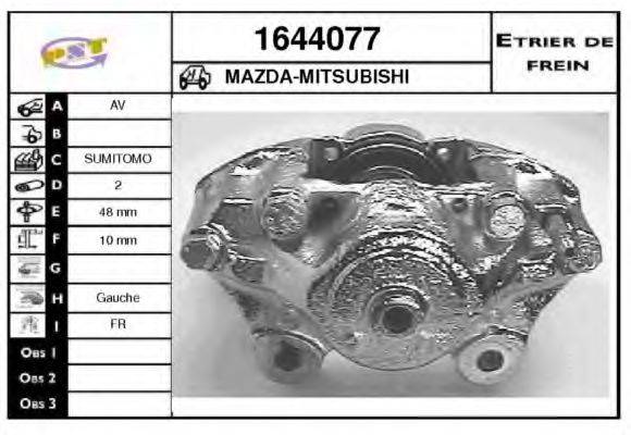 BUDWEG CALIPER 34044 Гальмівний супорт
