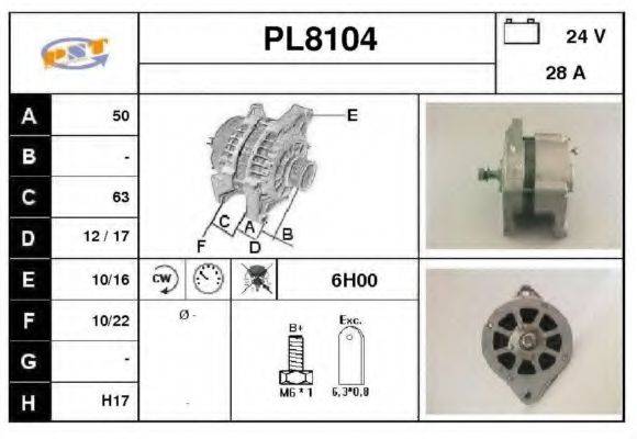 SNRA PL8104 Генератор