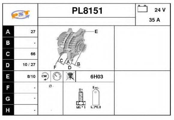 SNRA PL8151 Генератор