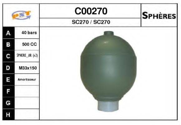 SNRA SC270 Гідроакумулятор, підвіска/амортизація