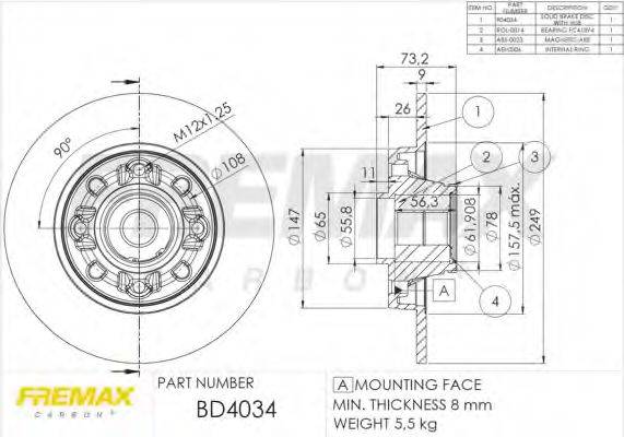FREMAX BD-4034