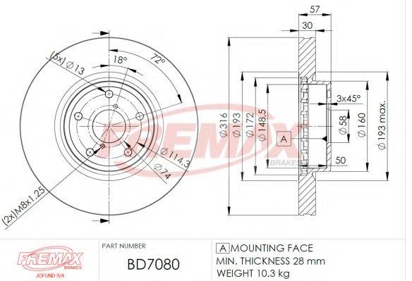 FREMAX BD-7080