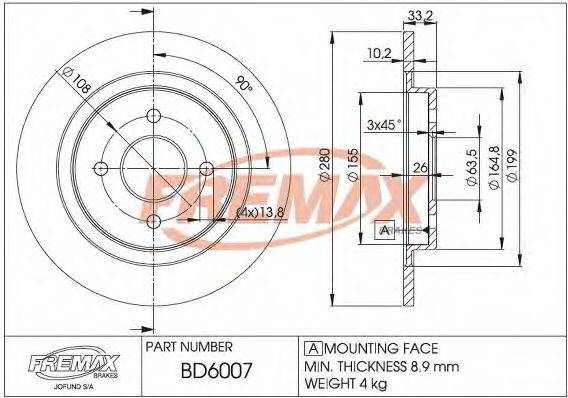 FREMAX BD-6007