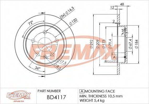 FREMAX BD-4117