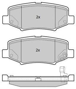 FREMAX 24603 Комплект гальмівних колодок, дискове гальмо