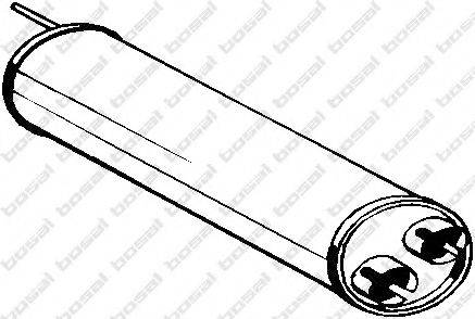 ROSI 04460 Середній глушник вихлопних газів