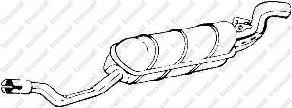 ROSI 05366 Глушник вихлопних газів кінцевий