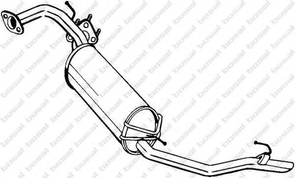HONDA 18307-SMR-E01 Глушник вихлопних газів кінцевий