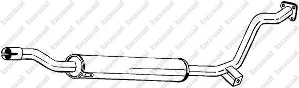 ROSI 02206 Середній глушник вихлопних газів