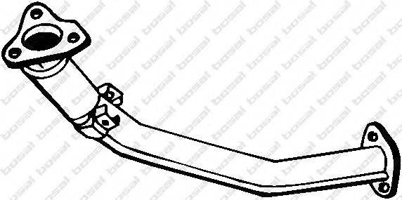 MAZDA BP56-40-500 Труба вихлопного газу