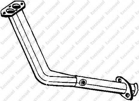 SKODA 007591399 Труба вихлопного газу