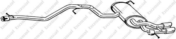 VW 5N0.253.609 G Глушник вихлопних газів кінцевий