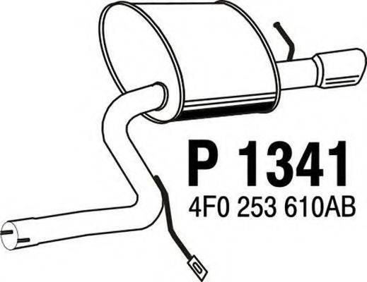 FENNO 1341 Глушник вихлопних газів кінцевий