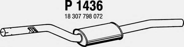 FENNO 1436 Середній глушник вихлопних газів