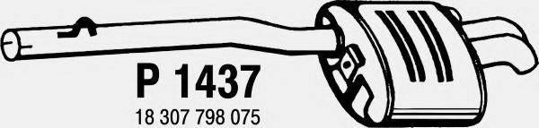 FENNO 1437 Глушник вихлопних газів кінцевий