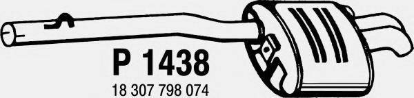 FENNO 1438 Глушник вихлопних газів кінцевий
