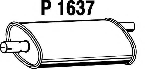FENNO 1637 Середній глушник вихлопних газів
