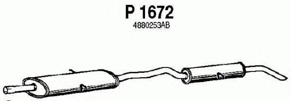 TESH 261008 Глушник вихлопних газів кінцевий