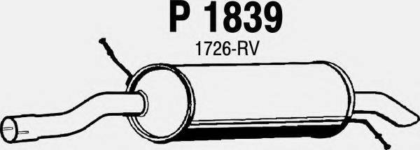 TESH 240731 Глушник вихлопних газів кінцевий