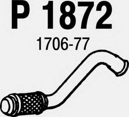TESH 120438 Труба вихлопного газу