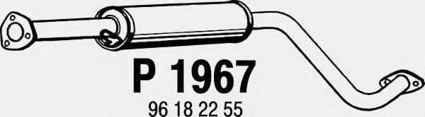 MTS 59290 Середній глушник вихлопних газів