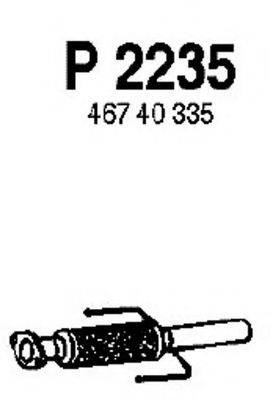 FENNO 2237 Труба вихлопного газу