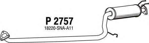 TEMOT 18 2 081 Середній глушник вихлопних газів