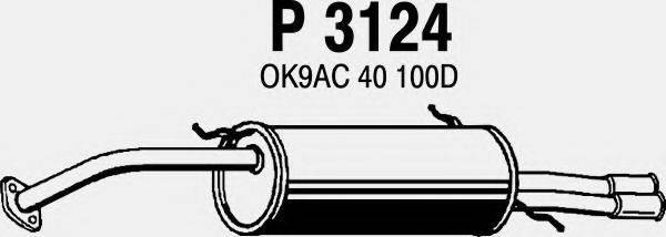 TEMOT 24 4 012 Глушник вихлопних газів кінцевий