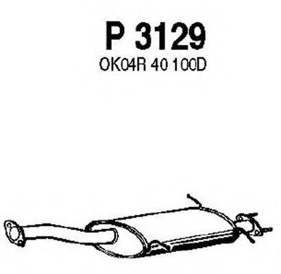 TEMOT 24 2 012 Середній глушник вихлопних газів