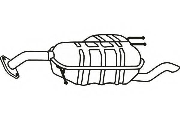FENNO 3164 Глушник вихлопних газів кінцевий