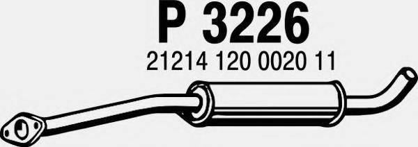 TEMOT 25 2 011 Середній глушник вихлопних газів