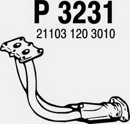 FENNO 3231 Труба вихлопного газу