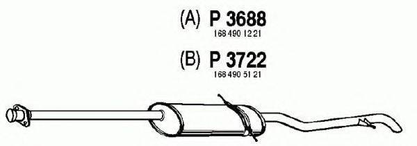 TEMOT 31 4 009 Глушник вихлопних газів кінцевий