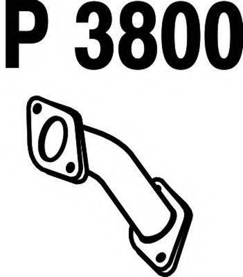 TEMOT 33 1 084 Труба вихлопного газу