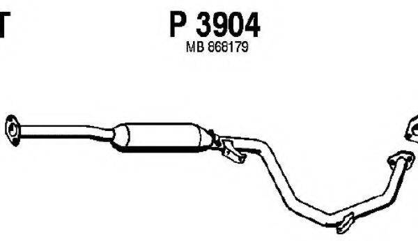 TEMOT 33 2 009 Середній глушник вихлопних газів