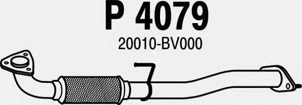 TEMOT 35 3 040 Труба вихлопного газу