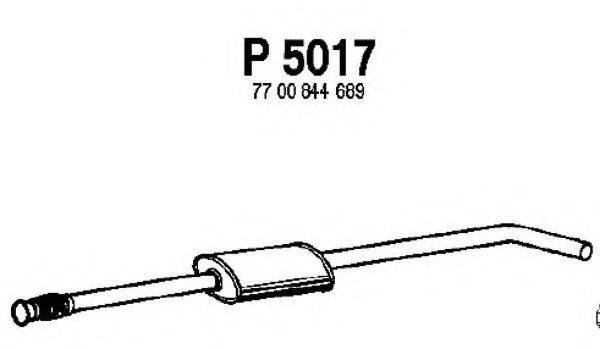 MTS 58920 Середній глушник вихлопних газів