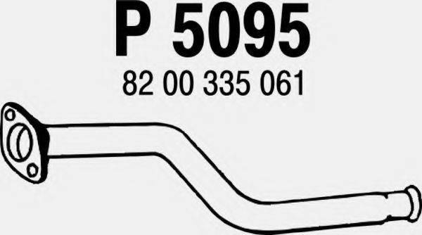 TESH 120458 Труба вихлопного газу