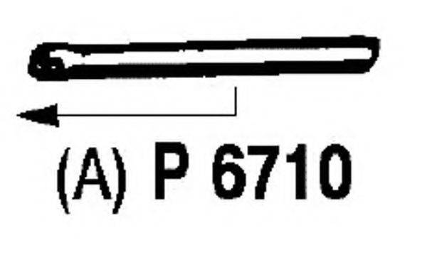 FENNO 6710 Труба вихлопного газу