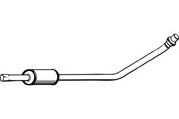 FENNO 6849 Середній глушник вихлопних газів