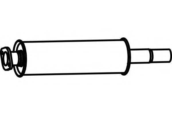 FENNO 7160 Середній глушник вихлопних газів
