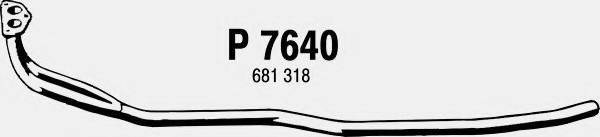 TEMOT 61 0 001 Труба вихлопного газу