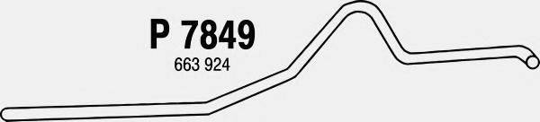 FENNO 7849 Труба вихлопного газу