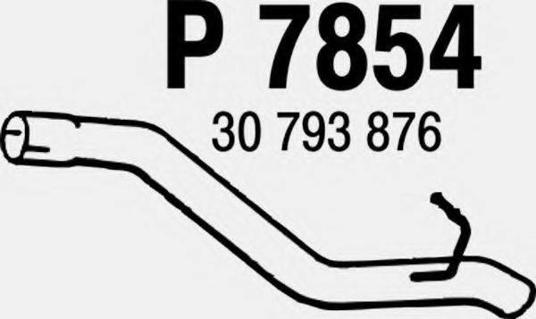 MTS 70095 Труба вихлопного газу