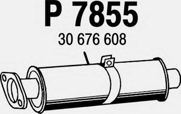 FENNO 7855 Середній глушник вихлопних газів
