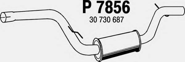 FENNO 7856 Середній глушник вихлопних газів