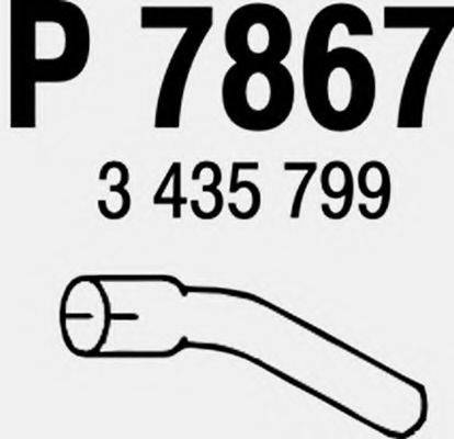 MTS 70340 Труба вихлопного газу