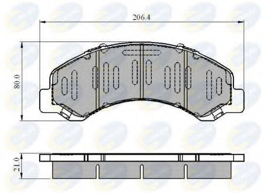 DELPHI 763 Комплект гальм, барабанний гальмівний механізм