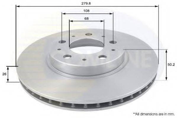 REMSA 6410.1 гальмівний диск